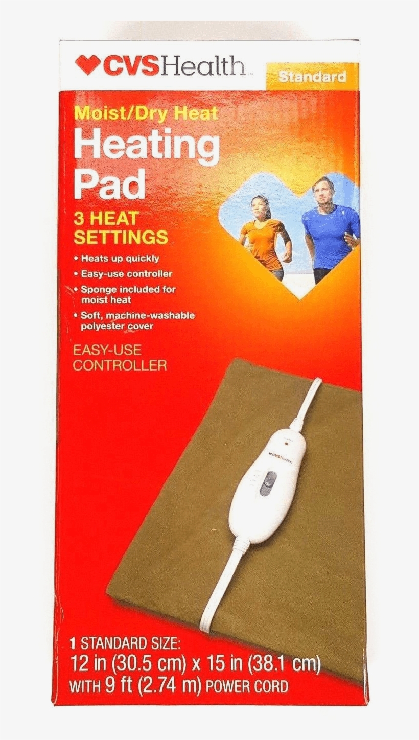Cvs Health Moist/dry Electric Heating Pad 3 Heat Settings - Cvs Health, transparent png