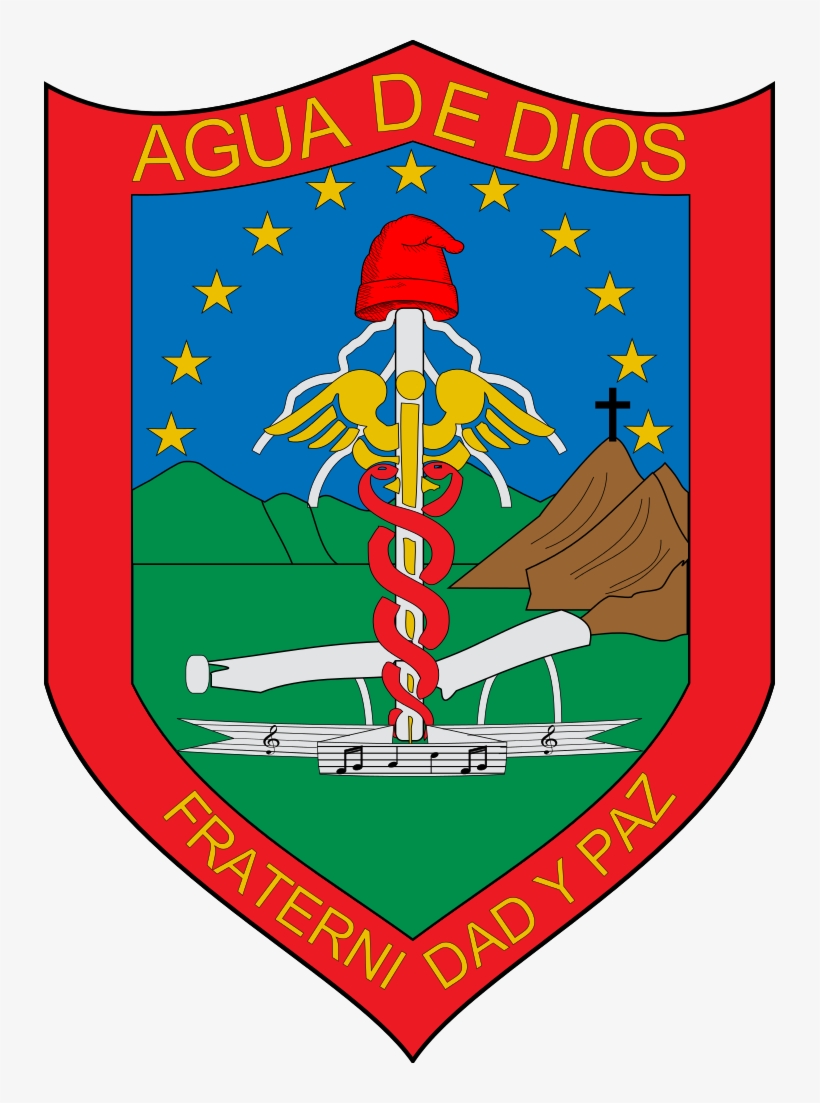 Escudo De Agua De Dios - Lambang Smpn 4 Martapura, transparent png