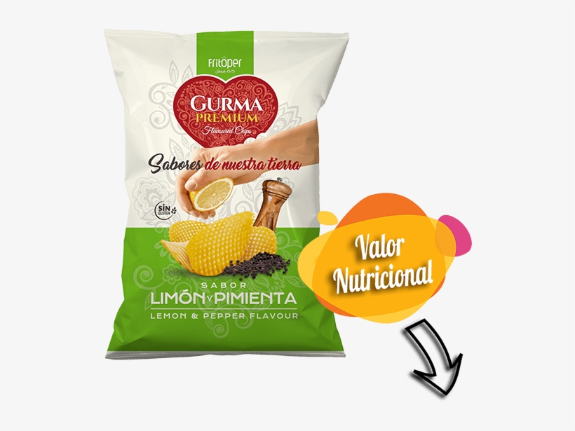 Patatas Fritas Con Sabor A Limón Y Pimienta - Patatas Fritas Sabor Berberechos, transparent png