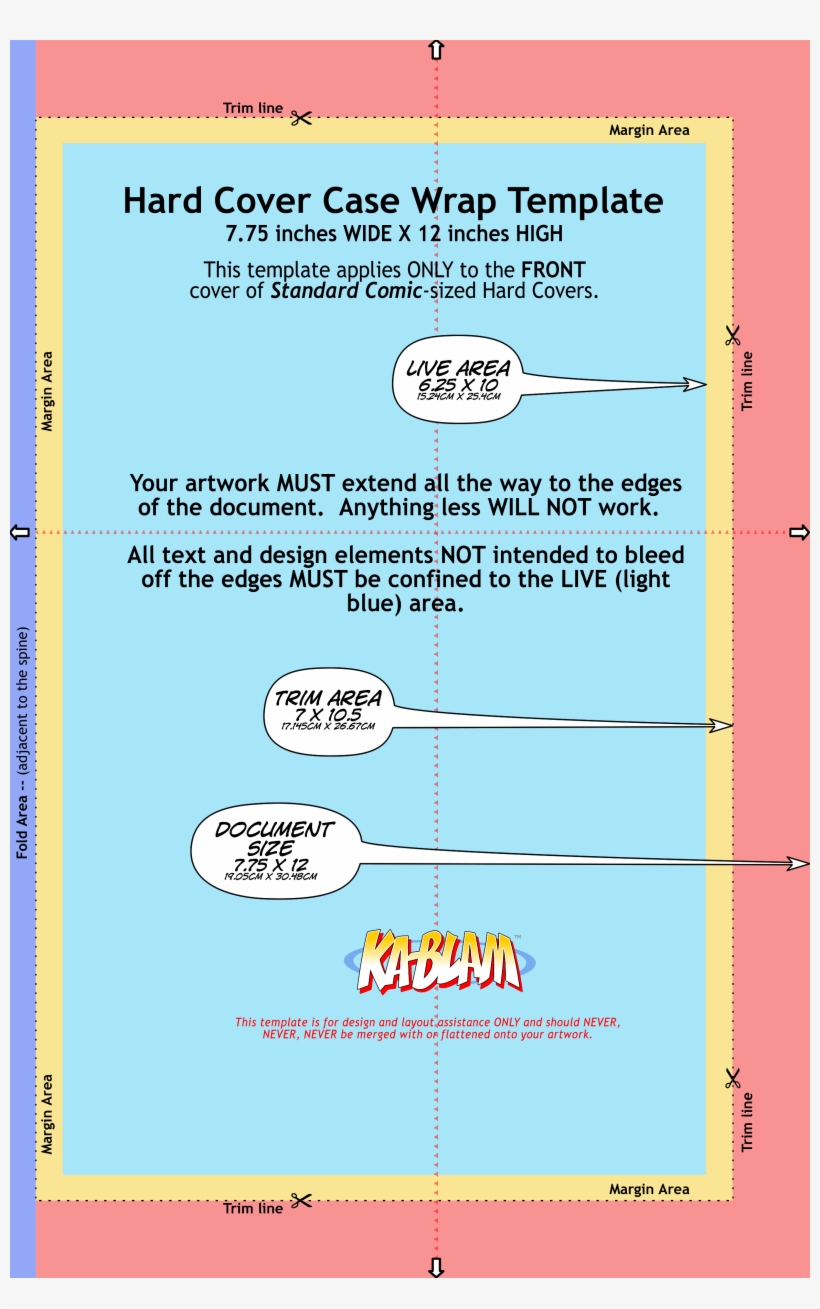 Kablam Comic Cover Template, transparent png