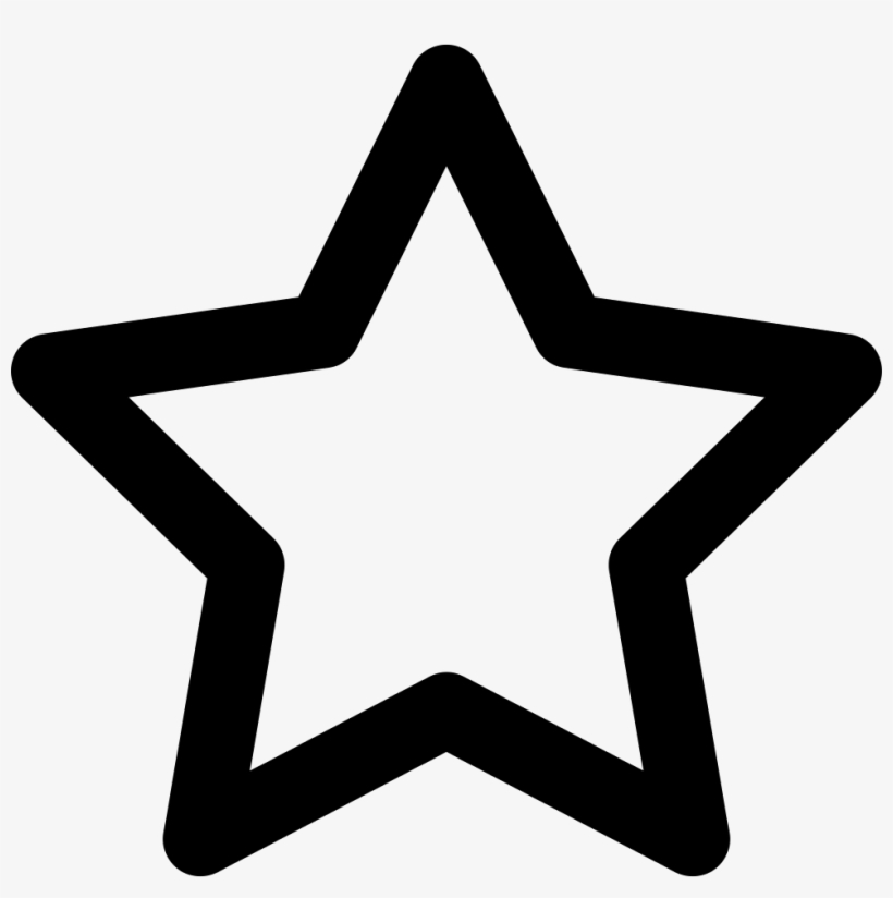 Png File Svg - Font Awesome Star O, transparent png