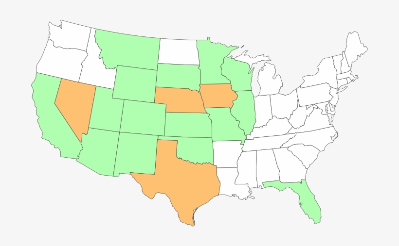 Map - Usa Blank Map Black, transparent png