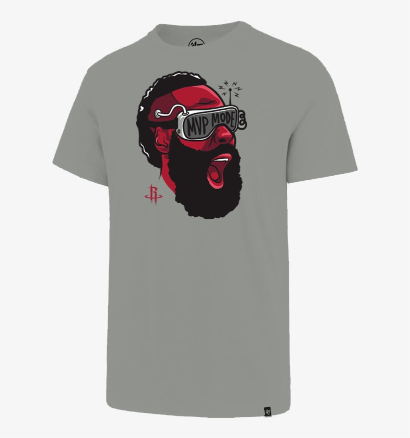 Men's Houston Rockets '47 Harden Mvp Mode Shirt - Football Helmet, transparent png