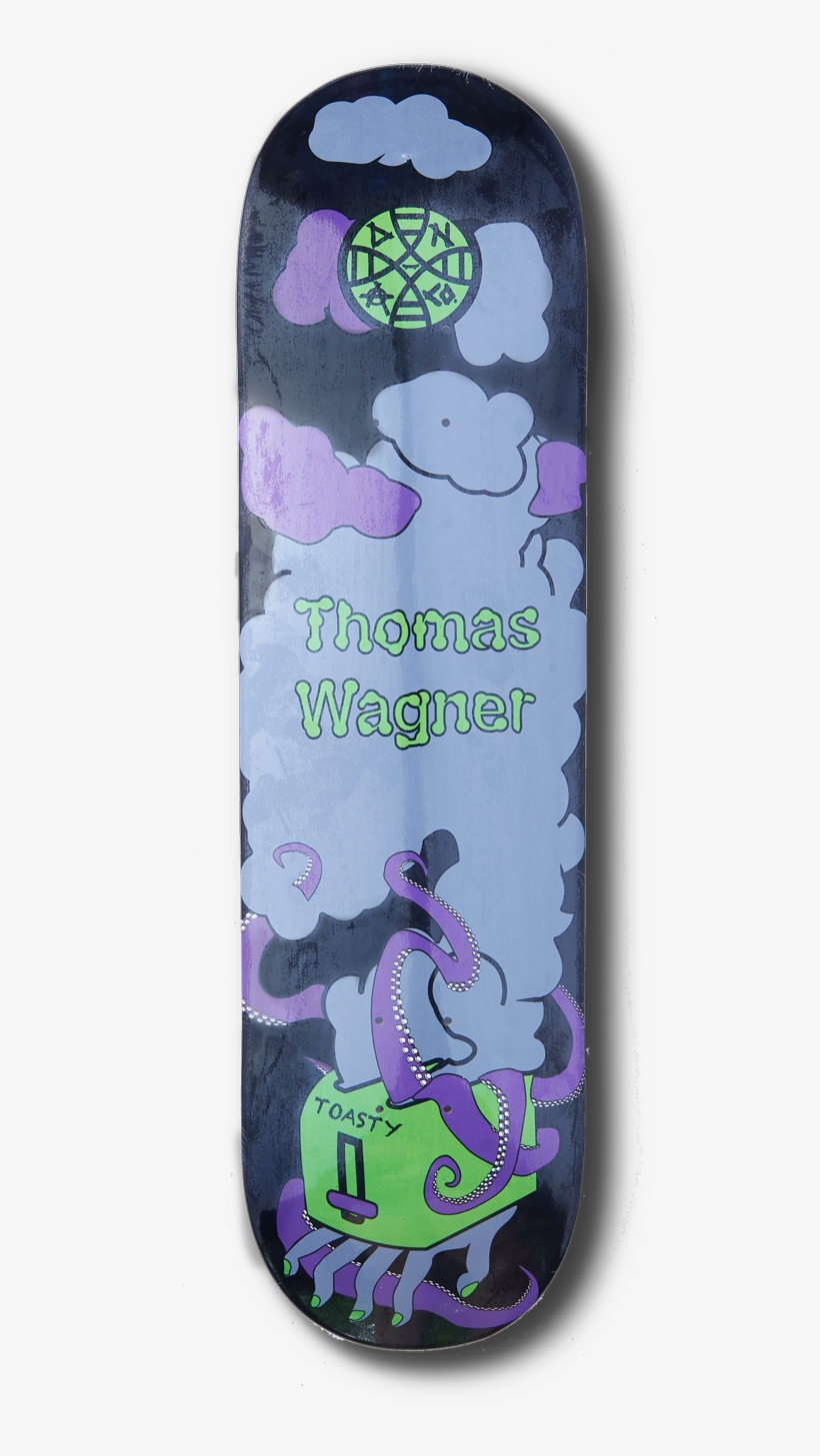 Toasty Thomas Wagner Signature Skateboard - Cartoon, transparent png
