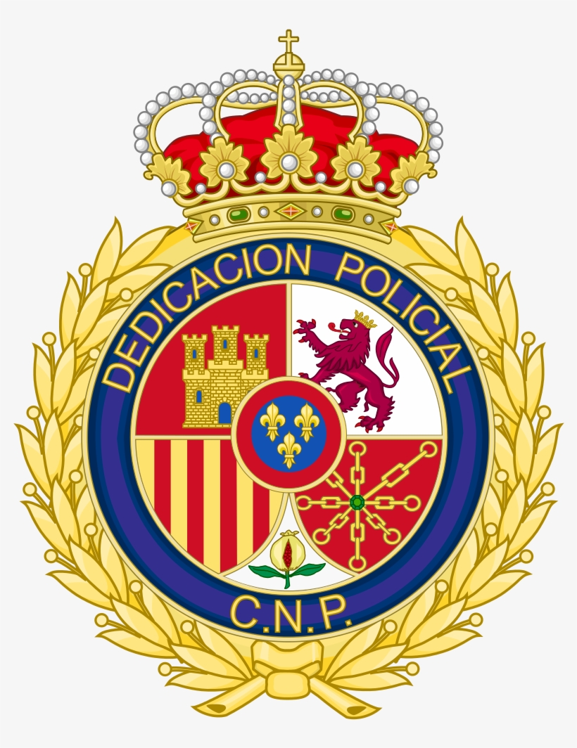 Badge Of The Service Police Decoration - Escudo Policia Nacional España, transparent png