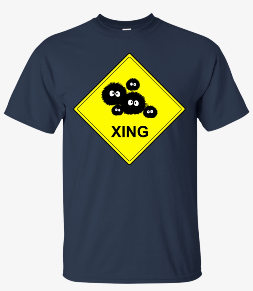 Soot Sprite Crossing Crossing T Shirt & Hoodie - T-shirt, transparent png