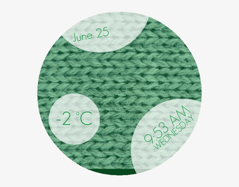 Yoshi's Woolly World Watch Face Preview, transparent png