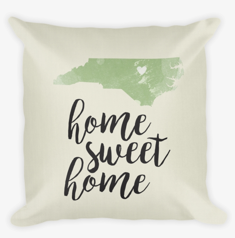 Home Sweet Home State And City Love Custom Square Throw - Cushion, transparent png