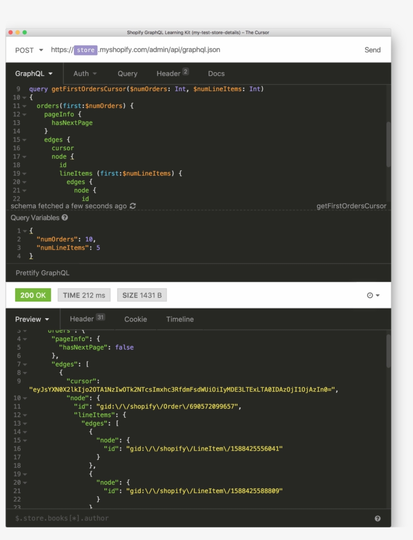 Shopify Graphql Learning Kit Select Cursor - Graphql, transparent png