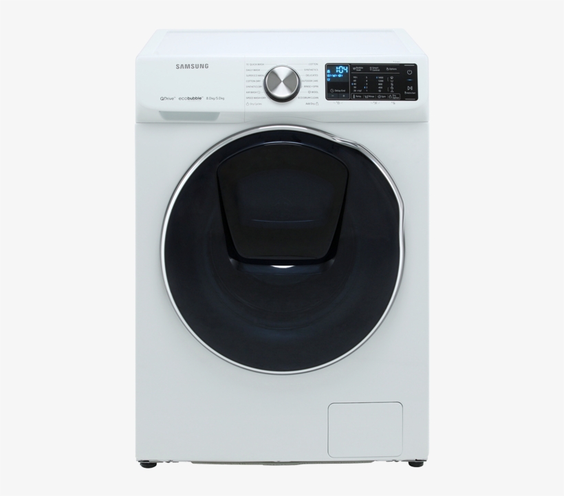 Samsung Quickdrive™ Wd80n645oow 8kg / 5kg Washer Dryer - Lavatrice 10 Kg Hotpoint, transparent png
