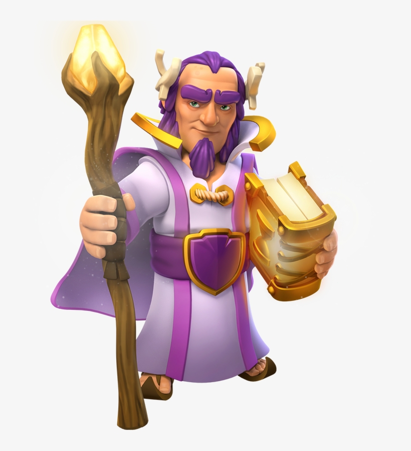 Https - //image - Playerauctions - Com/uplesi/warden - Clash Of Clans Helden, transparent png