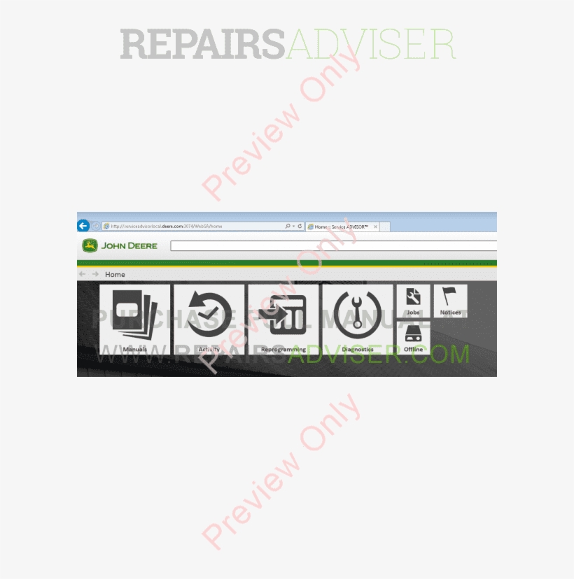John Deere Service Advisor V5 - John Deere Service Advisor, transparent png