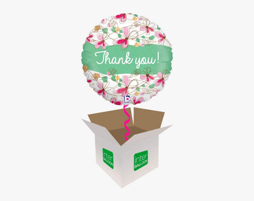 Floral Thank You - Balloon, transparent png