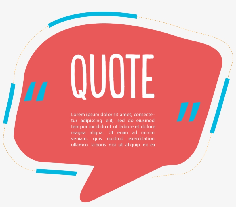 Dialog Box Text Red Quote Transprent Png - Dialog Box Quote Box Png, transparent png