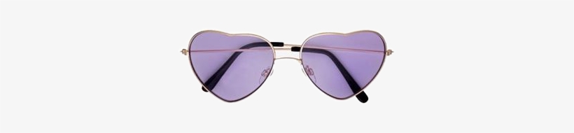 Purple Heart Glasses Png, transparent png