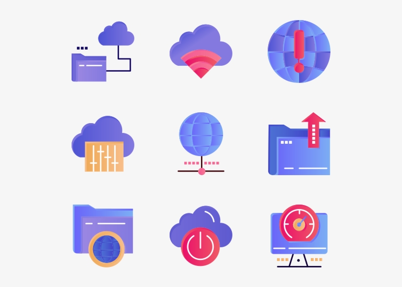 Cloud Data, Technology And Network Technology, transparent png