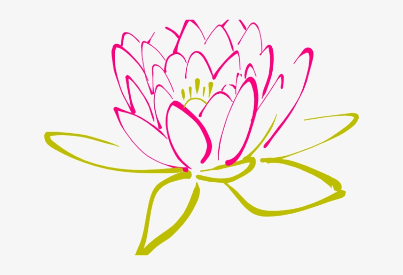 Abstract Clipart Lotus - Abstract Flower Vector Png, transparent png