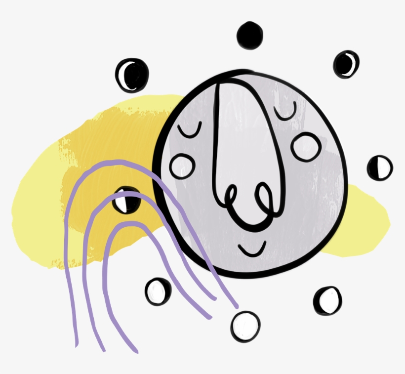 Every Phase Of The Moon This Blogger Is Blogging / - Cartoon, transparent png