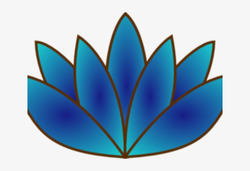 Blue Flower Clipart Lotus - Reiki Flower, transparent png