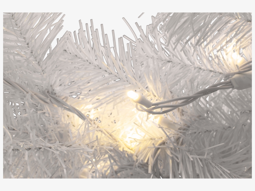 White Brush Garland Pre-lit 4 - Visual Arts, transparent png