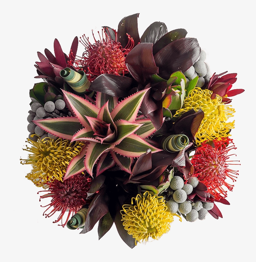 Vibrant Exotic Bouquet Flowers Box London Flowers Box - Bouquet, transparent png