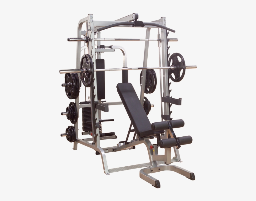 Body Solid Gs348qp4 Series 7 Smith Gym - Body Solid Series 7 Smith Machine, transparent png