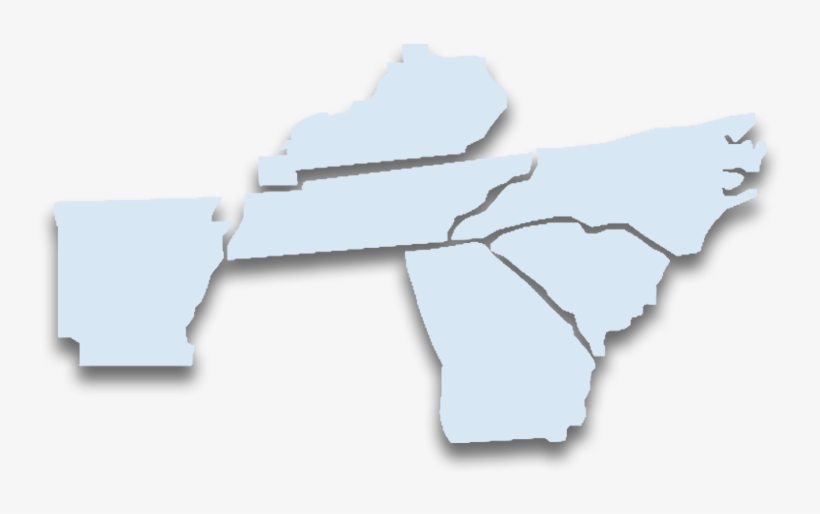 Southeast-states - Illustration, transparent png