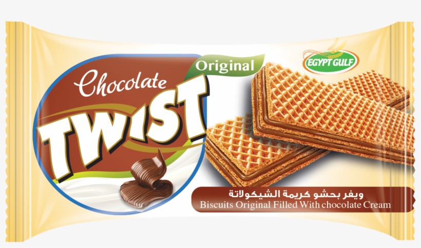 Twist Wafer Biscuit Chocolate, transparent png