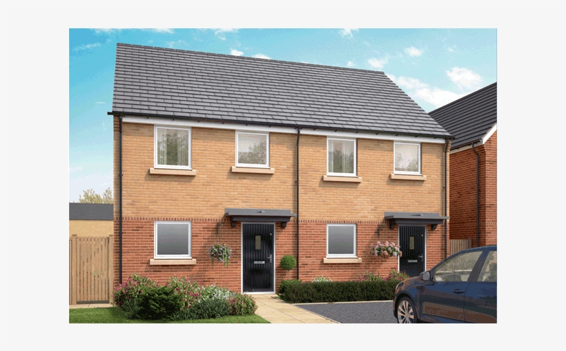 A Cgi Exterior Image Of The Avon - Semi-detached, transparent png