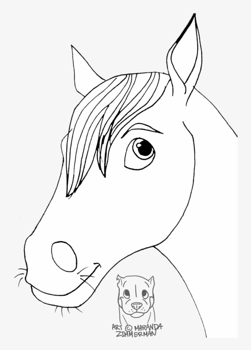 Face Drawing Basic - Mane, transparent png