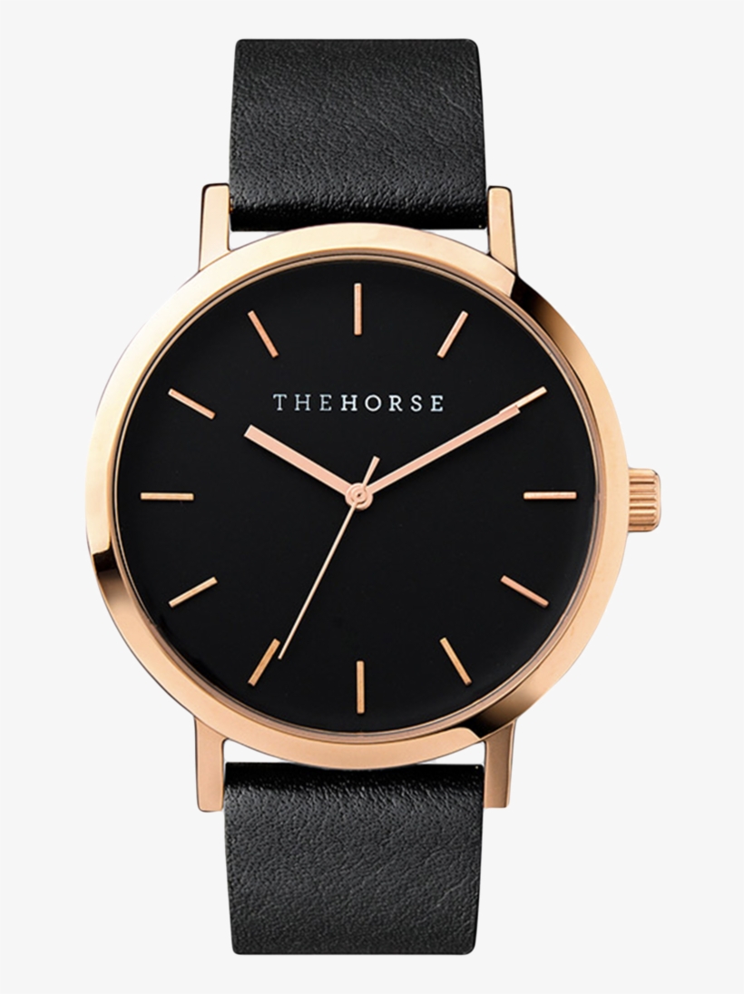 The Original - Horse Black And Gold Watch, transparent png