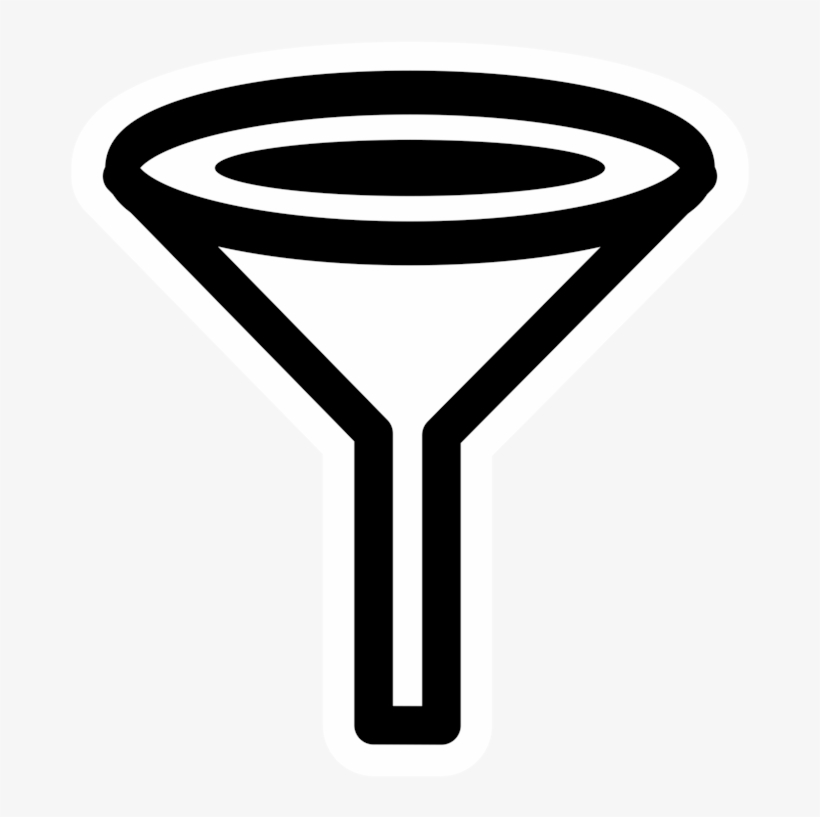 Filter Funnel Filtration Water Filter Filter Paper - Filter Ico, transparent png