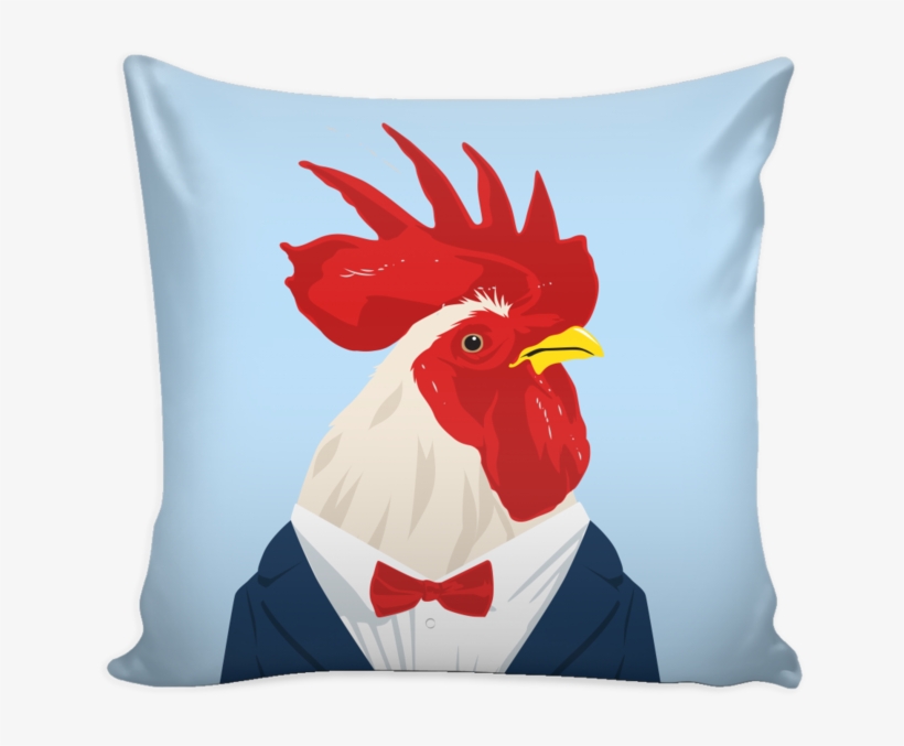 Chicken & Rooster Throw Pillows - Pillow, transparent png