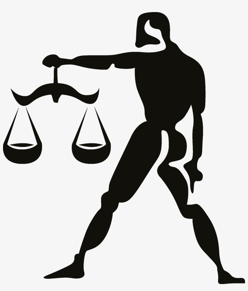 Zodiac Signs Silhouette Png - Signe Zodiaque Balance Homme, transparent png