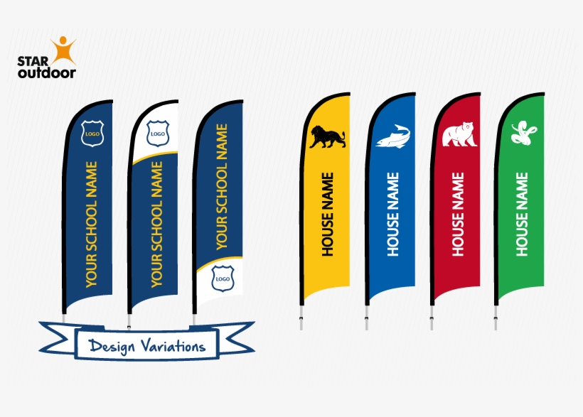 Check Out These Great Flag Banner Sample Designs For School Sports