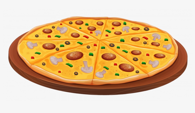 Pizza Clipart Cute - Clip Art, transparent png