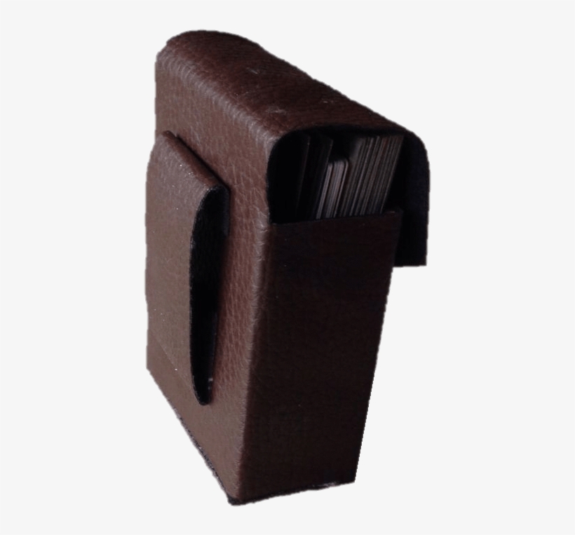Trading Card Game Belt Deck Holder - Leather, transparent png