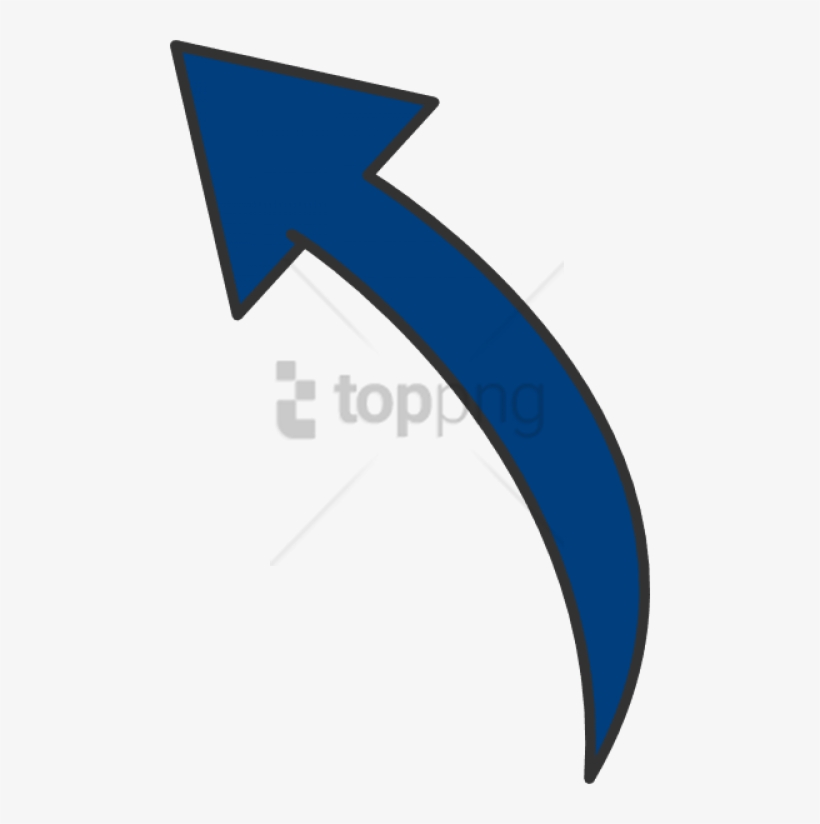 Free Png Curved Arrows Png Image With Transparent Background - Blue Curved Arrow Clipart, transparent png