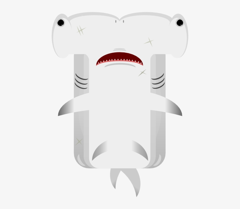 Animalgreat Hammerhead Shark - Illustration, transparent png