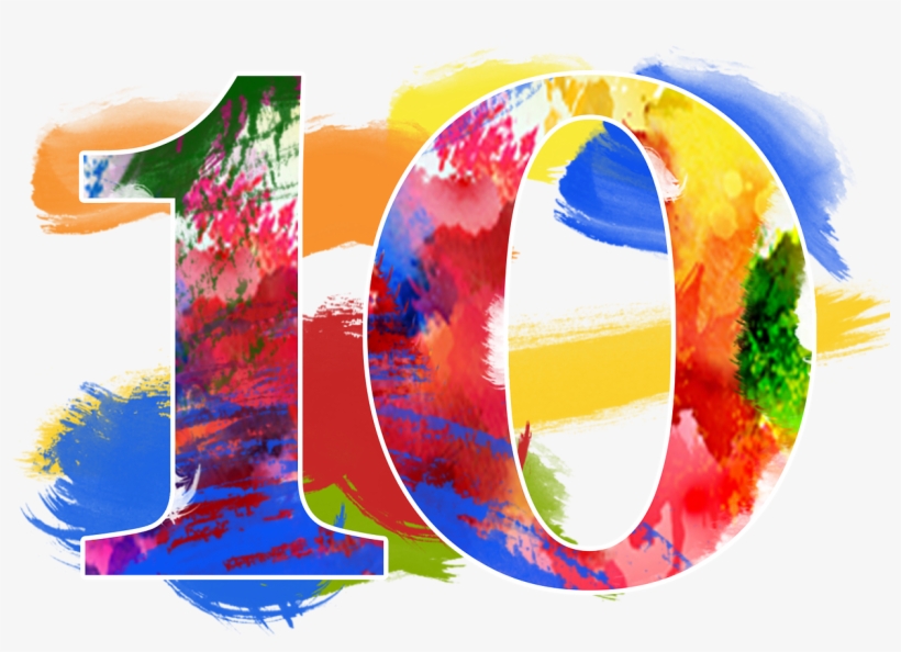 The Ten Commandments Of Great Customer Service - Colorful 10 Png, transparent png