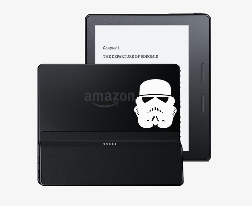 Star Wars Stormtrooper Ver1 Kindle Vinyl Decal Sticker - Smile, transparent png