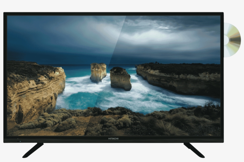 New Hitachi Vzc40fhd5300 40" Fhd Led Lcd Tv Dvd Combo - Great Ocean Road, transparent png
