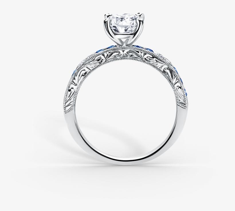 Kirk Kara K1390sd R Kirk Kara K1390sd R - Engagement Ring, transparent png