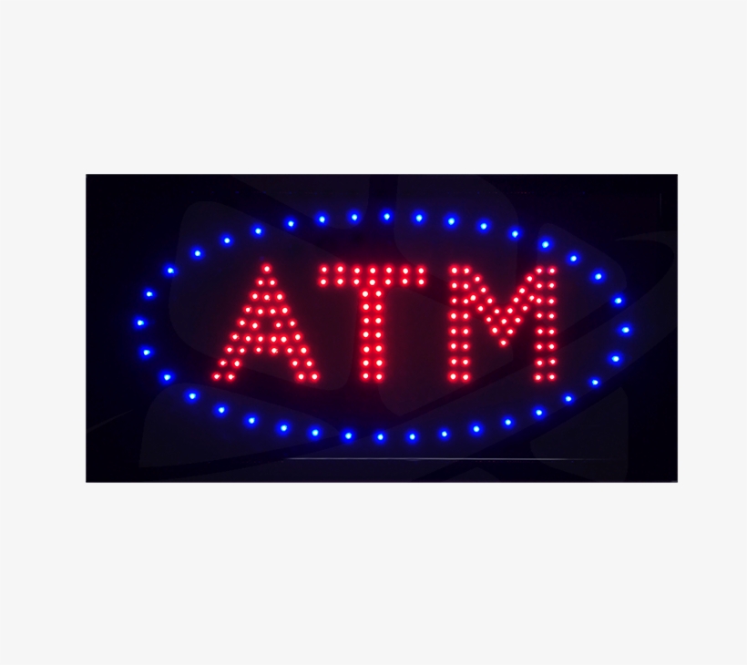 Atm Led Sign - Led Display, transparent png