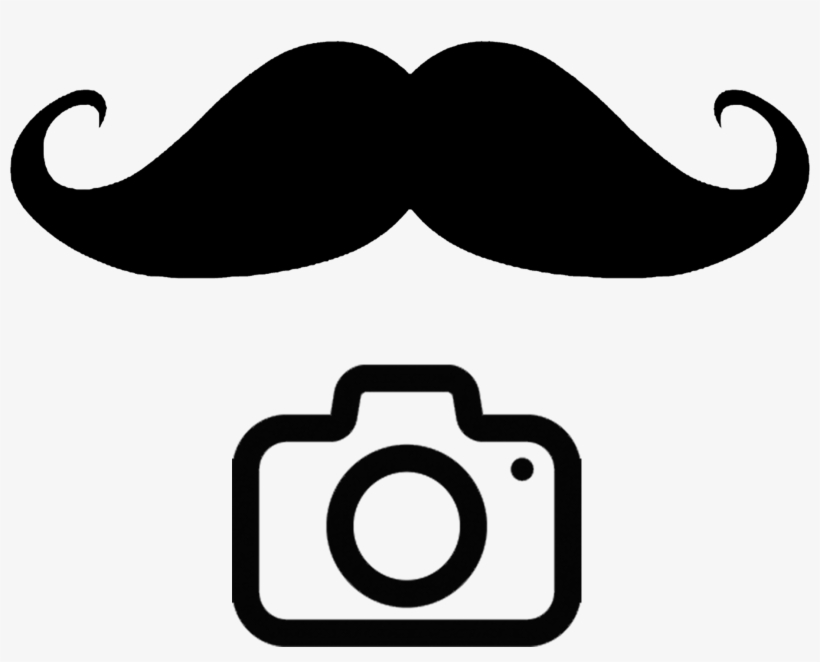 Black Mustache - Camera Icon Png Transparent, transparent png