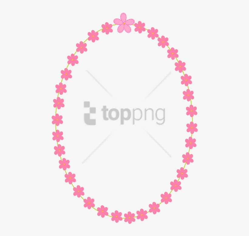 White And Pink Floral Borders, transparent png