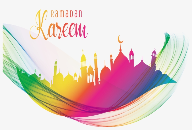 Graphic Colorful Illustration Design Church Islam Clipart - Design Islam, transparent png