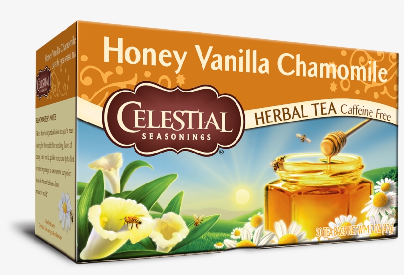 Celestial Honey Vanilla Chamomile Tea, transparent png