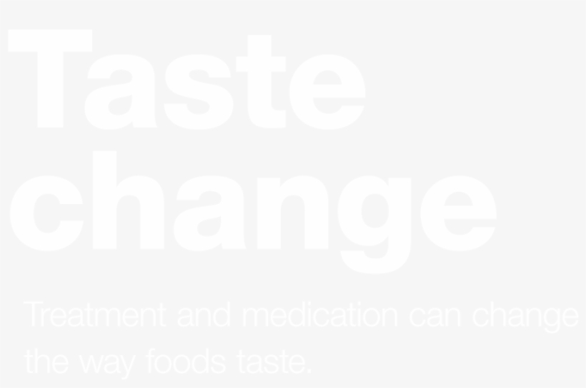 Treatment And Medication Can Change The Way Foods Taste - Poster, transparent png