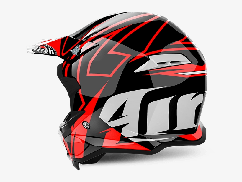 Airoh Terminator Open Vision Shock Red From Shop - Airoh Terminator 2.1, transparent png